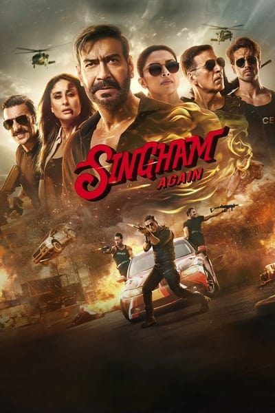 Singham Again (2024) WEB-DL [Hindi ORG-DD2.0] 1080p 720p & 480p [x264/HEVC] | Full Movie [EXCLUSiVELY By HDHub4u]