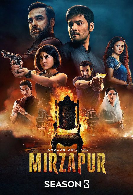 Mirzapur (Season 3) WEB-DL [Hindi DD5.1] 4K 1080p 720p & 480p [x264/HEVC] HD | [PrimeVideo Series] BONUS Episode